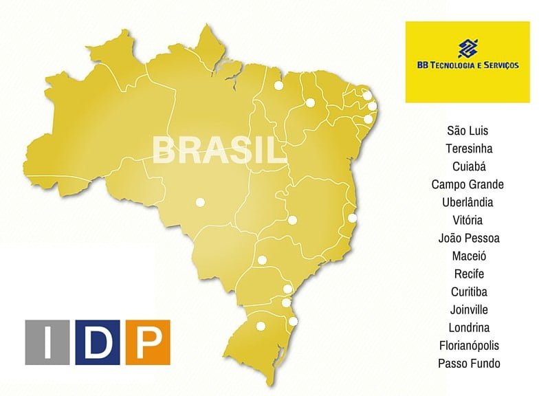 IDP realiza el proyecto de 14 filiales de Cobra Tecnología del Banco do Brasil