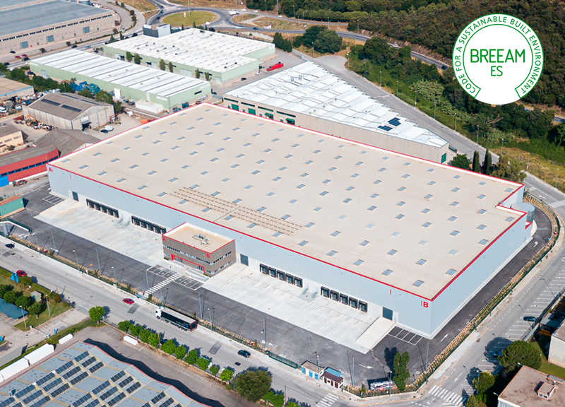 IDP obtains the Breeam certificate for the logistic park of Segro in Martorelles