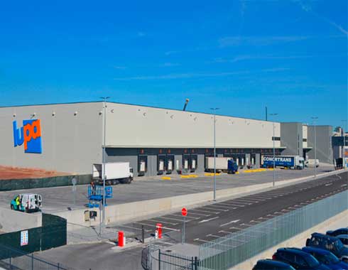 Arena Abastecer crucero Centro logístico de producto congelado, refrigerado y seco de Supermercados  Lupa en Santander - IDP - ingeniería · medio ambiente · arquitectura