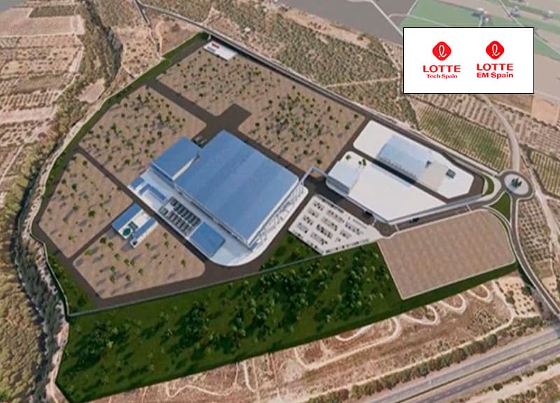 Lotte Energy Materials awards IDP the mega-factory for the production of battery components in Mont-roig del Camp